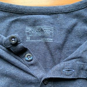 Men’s Patagonia Daily Henley l/s shirt Navy Blue Medium